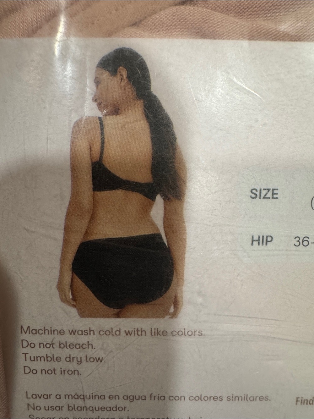 Joyspun Maternity Panty 3-Pack - Black,Nude,Pink NWT - Picture 4 of 8